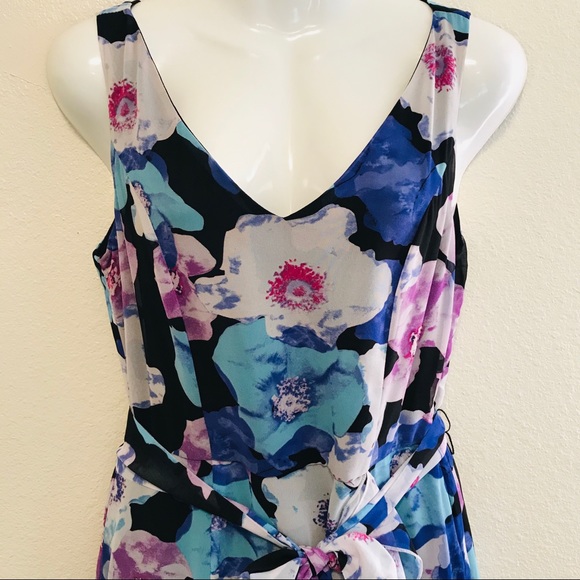 NWT Liza Luxe (ModCloth) Ruffle Floral Dress - Picture 2 of 8